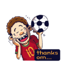 indonesian funny soccer stickers（個別スタンプ：39）