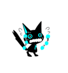 Shadow cat light up！2（個別スタンプ：36）