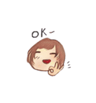 Art Angel and girl（個別スタンプ：3）