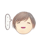 Art Angel and girl（個別スタンプ：7）