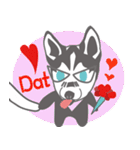 Lovely husky's daily life（個別スタンプ：14）