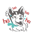 Lovely husky's daily life（個別スタンプ：21）