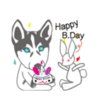 Lovely husky's daily life（個別スタンプ：31）