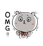 Super Facetious bear！！(Eng ver.)（個別スタンプ：17）