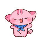 ぴんくねこ ゆーにゃんにゃん（個別スタンプ：6）
