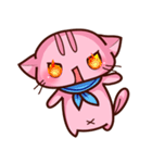ぴんくねこ ゆーにゃんにゃん（個別スタンプ：8）