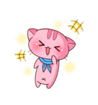 ぴんくねこ ゆーにゃんにゃん（個別スタンプ：14）