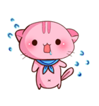 ぴんくねこ ゆーにゃんにゃん（個別スタンプ：16）