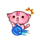 ぴんくねこ ゆーにゃんにゃん（個別スタンプ：18）
