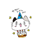 三毛猫のミケにゃん（個別スタンプ：37）
