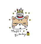 和み柴っこ画伯絵 豆柴っこ1（個別スタンプ：32）