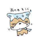 和み柴っこ画伯絵 豆柴っこ1（個別スタンプ：35）