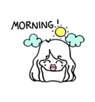 The chubby cheeks Eng. version（個別スタンプ：1）