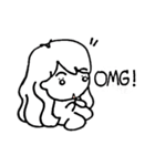 The chubby cheeks Eng. version（個別スタンプ：7）