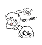 The chubby cheeks Eng. version（個別スタンプ：9）