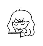 The chubby cheeks Eng. version（個別スタンプ：15）