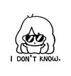 The chubby cheeks Eng. version（個別スタンプ：22）