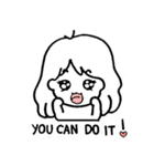 The chubby cheeks Eng. version（個別スタンプ：26）