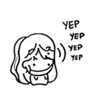 The chubby cheeks Eng. version（個別スタンプ：27）