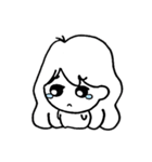 The chubby cheeks Eng. version（個別スタンプ：36）