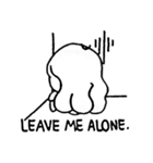 The chubby cheeks Eng. version（個別スタンプ：40）
