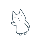 淡々と猫。（個別スタンプ：1）