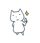 淡々と猫。（個別スタンプ：12）
