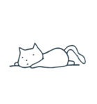 淡々と猫。（個別スタンプ：14）