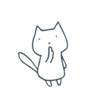 淡々と猫。（個別スタンプ：32）
