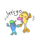 お洒落なおさかなくん♡Brother（個別スタンプ：1）