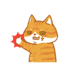 Orange Cat is lucky（個別スタンプ：12）