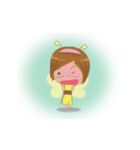 Little Bee Girl（個別スタンプ：22）