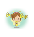 Little Bee Girl（個別スタンプ：28）