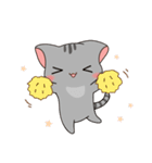 かわいい灰色の子猫-niki-2（個別スタンプ：6）