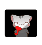 かわいい灰色の子猫-niki-2（個別スタンプ：15）