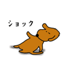 ダックス犬・タロ3（個別スタンプ：2）