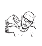 Bald bad boy（個別スタンプ：26）