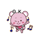 ぴんくま①（個別スタンプ：38）