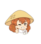 農業むすめ・めぶきちゃん（個別スタンプ：1）