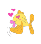 お洒落なおさかなちゃん♡（個別スタンプ：8）