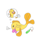 お洒落なおさかなちゃん♡（個別スタンプ：25）