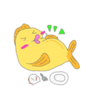 お洒落なおさかなちゃん♡（個別スタンプ：28）
