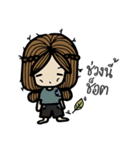 Ai Dek Euan (Chubby Girl)（個別スタンプ：6）