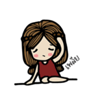 Ai Dek Euan (Chubby Girl)（個別スタンプ：17）