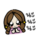 Ai Dek Euan (Chubby Girl)（個別スタンプ：22）