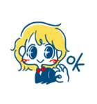 ゆるっとガール（個別スタンプ：1）