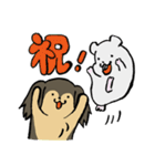 ゆるいぬダックス＆ハムスター（個別スタンプ：10）
