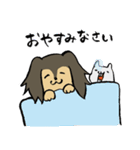 ゆるいぬダックス＆ハムスター（個別スタンプ：11）