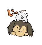 ゆるいぬダックス＆ハムスター（個別スタンプ：18）