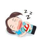 Moji_volleyball（個別スタンプ：3）